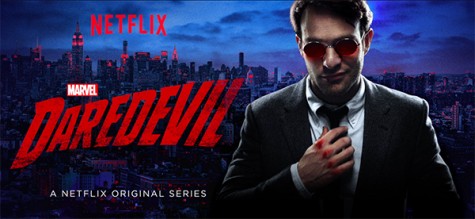 Daredevil's cover art as seen on Netflix