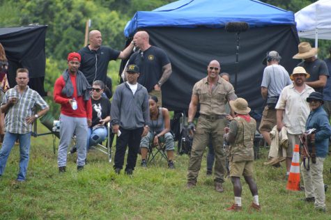 Jumanji: Welcome to the Jungle Filming.